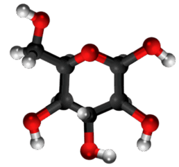 3D Glucose representation by CC0 1.0 Claudio Pistilli